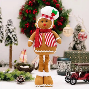 Telescopic Standing Christmas Decor - Gingerbread #3