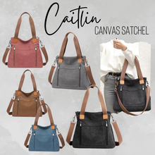 Load image into Gallery viewer, Caitlin - Canvas Satchel
