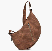 Load image into Gallery viewer, Olivia Hobo Bag - Denim Suede
