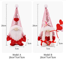 Load image into Gallery viewer, Gnome - Valentine #6 - Sequin Hat - PREORDER
