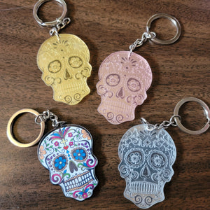 Sugar Skull Keychain