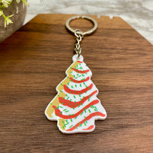 Load image into Gallery viewer, Keychain - Christmas Tree Cake
