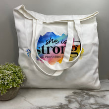 Load image into Gallery viewer, Tote Bag - She Is Strong
