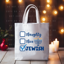 Load image into Gallery viewer, Tote Bag - Christmas &amp; Hanukkah - PREORDER
