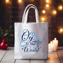 Load image into Gallery viewer, Tote Bag - Christmas &amp; Hanukkah - PREORDER
