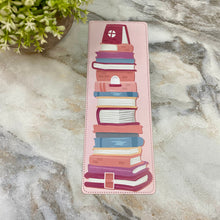 Load image into Gallery viewer, Bookmark - Pink Stacked Books
