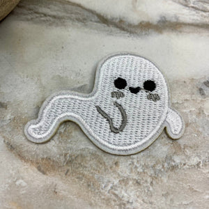 Embroidered Patches - Halloween - Ghost #2