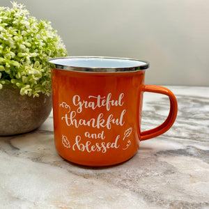 Mug - Fall - Orange Grateful