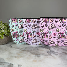 Load image into Gallery viewer, Pouch - Book Heart Romance TBR, Pink

