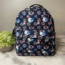 Load image into Gallery viewer, Mini Backpack - Dog Paw Galaxy Moon
