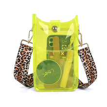 Load image into Gallery viewer, Ava - Colorful Clear, Slim Crossbody &amp; Phone Bag
