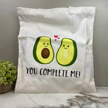 Load image into Gallery viewer, Tote Bag - Complete Me Avocados
