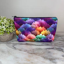 Load image into Gallery viewer, Pouch - Gold Vibrant Flower Petals
