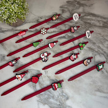 Load image into Gallery viewer, Pen - Christmas Red Charm
