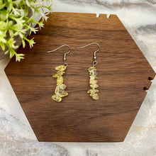 Load image into Gallery viewer, Silver Dangle Earrings - Stone #2
