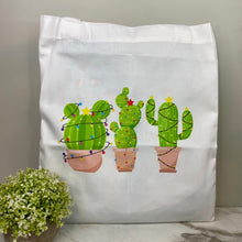 Load image into Gallery viewer, Tote Bag - Christmas - #55 - Cactus Lights
