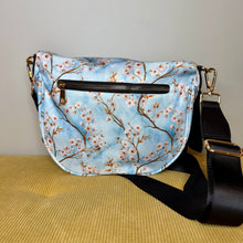 Load image into Gallery viewer, The Roni Nylon Crossbody - Ice Blue Cherry Blossom
