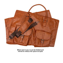 Load image into Gallery viewer, Rory, The Ultimate Duffle - Camel Faux Leather - PREORDER 10/4-10/6
