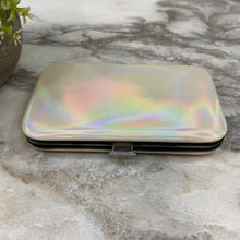 Load image into Gallery viewer, Manicure Nail Case &amp; Set - Solid Holographic
