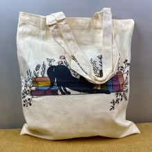 Load image into Gallery viewer, Tote Bag - Cat 5 - Book Shelf Stretch
