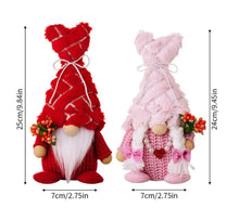 Load image into Gallery viewer, Gnome - Valentine #10 - Red &amp; Pink - PREORDER
