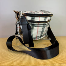 Load image into Gallery viewer, The Roni Nylon Crossbody - Plaid Stripe
