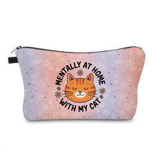 Load image into Gallery viewer, Pouch - Cat, Mentally At Home With My Cat
