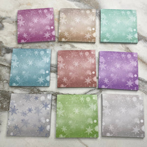 Note Pad - Christmas Snowflakes