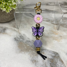 Load image into Gallery viewer, Keychain - Silicone Bead - Butterfly
