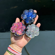 Load image into Gallery viewer, Squishy Toy - Paw Print, Galaxy Glitter
