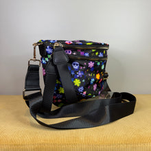 Load image into Gallery viewer, The Roni Nylon Crossbody - Halloween Fall Skull Check Floral Star
