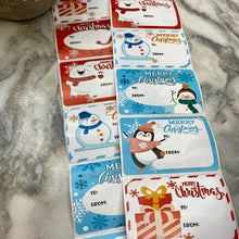 Load image into Gallery viewer, Christmas Tag Stickers - Large
