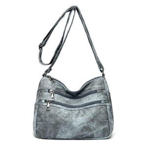 Laura Purse - Denim Suede - PREORDER