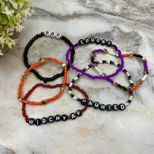 Load image into Gallery viewer, Bracelet - Halloween Beads
