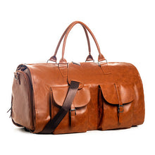 Load image into Gallery viewer, Rory, The Ultimate Duffle - Camel Faux Leather - PREORDER 10/4-10/6
