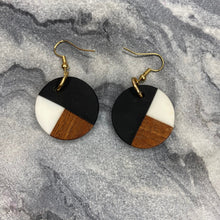 Load image into Gallery viewer, Dangle Earring - Wood &amp; Acrylic
