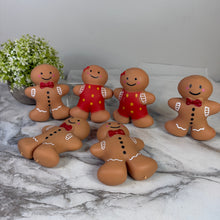 Load image into Gallery viewer, Squishy Toy - Christmas Gingerbread Man + Woman
