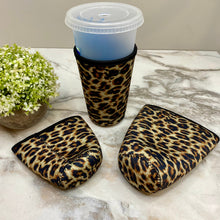 Load image into Gallery viewer, Neoprene Cup Holder Koozie Tumbler - Animal Print
