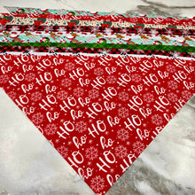 Load image into Gallery viewer, Dog Bandana - Christmas Mix - Flannel-Like Feel
