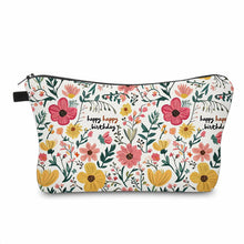 Load image into Gallery viewer, Pouch - Happy Happy Birthday Floral
