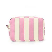 Load image into Gallery viewer, Canvas Stripe Travel Pouch

