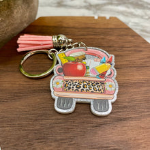 Load image into Gallery viewer, Keychain - Acrylic - Teacher Truck
