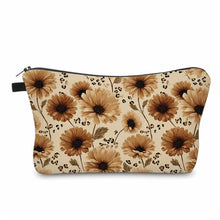 Load image into Gallery viewer, Pouch - Floral Animal Print Brown Sand

