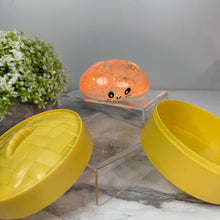 Load image into Gallery viewer, Squishy Toy - Viral Dumpling, Slow Rise Glitter - Orange
