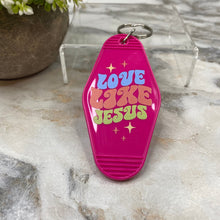 Load image into Gallery viewer, Keychain - Hotel Key - Love Like Jesus
