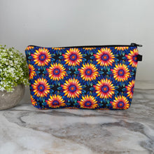 Load image into Gallery viewer, Pouch - Floral Rainbow Sunflower Kaleidoscope
