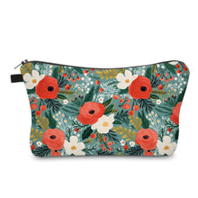 Load image into Gallery viewer, Pouch - Floral on Teal
