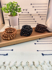 Wooden Bead Wrap Bracelets