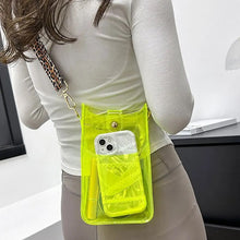 Load image into Gallery viewer, Ava - Colorful Clear, Slim Crossbody &amp; Phone Bag
