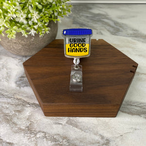 Badge Holder - Nurse - Urine Good Hands